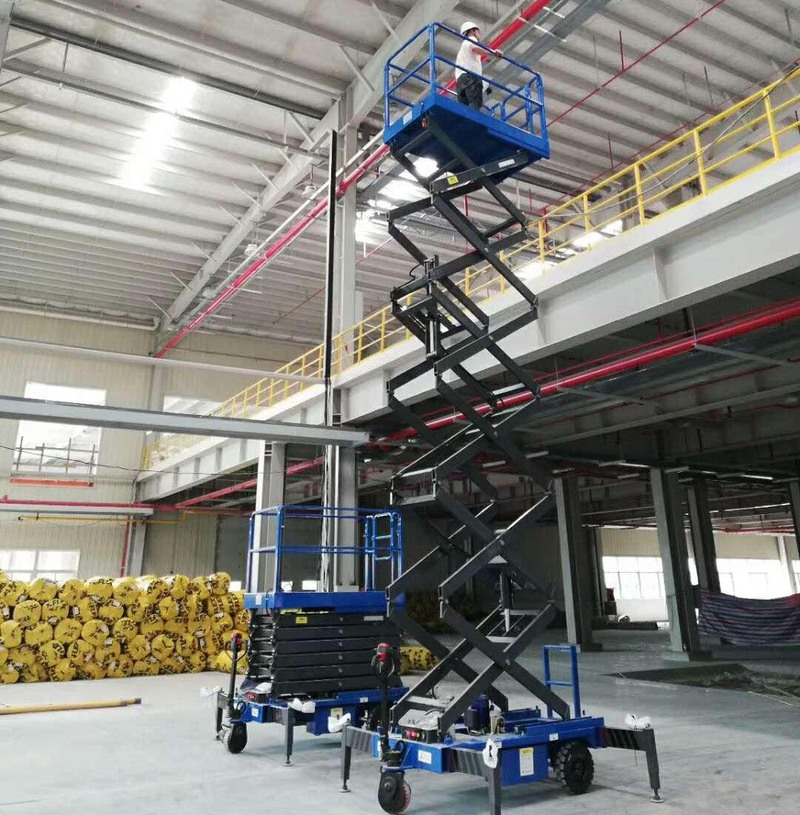 黔东南助力行走剪叉式高空作业平台